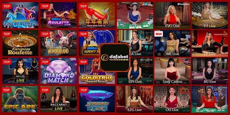 Sảnh game Casino hấp dẫn với các nữ Dealer đầy nóng bỏng